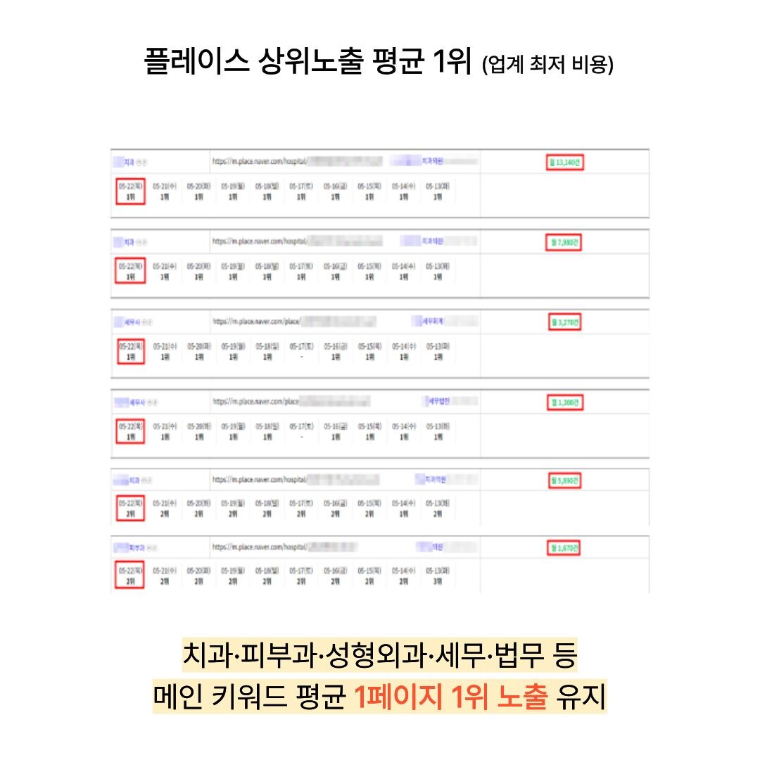 플레이스 상위 노출 운영 리포트