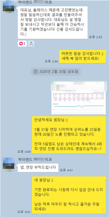 플레이스 운영 결과에 관한 익명 고객 피드백